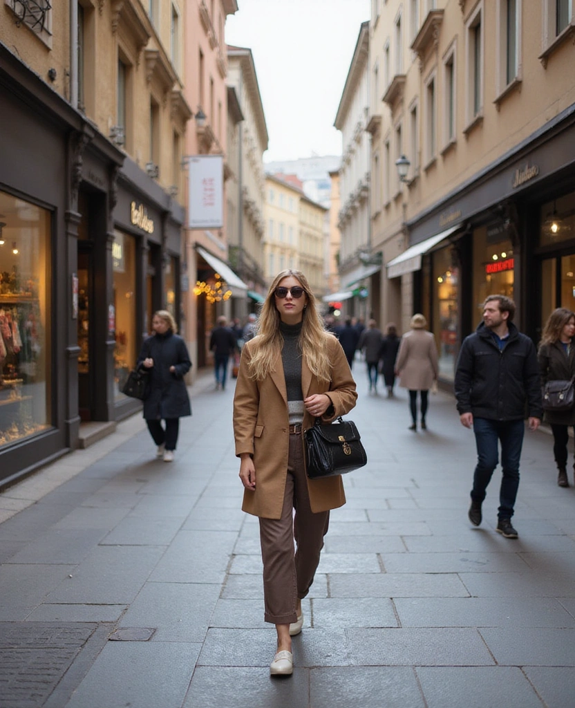 What to Wear in Switzerland: 20 Fashionable Outfits You Can't Miss! - 11. Shopping Day: Trendy Casual