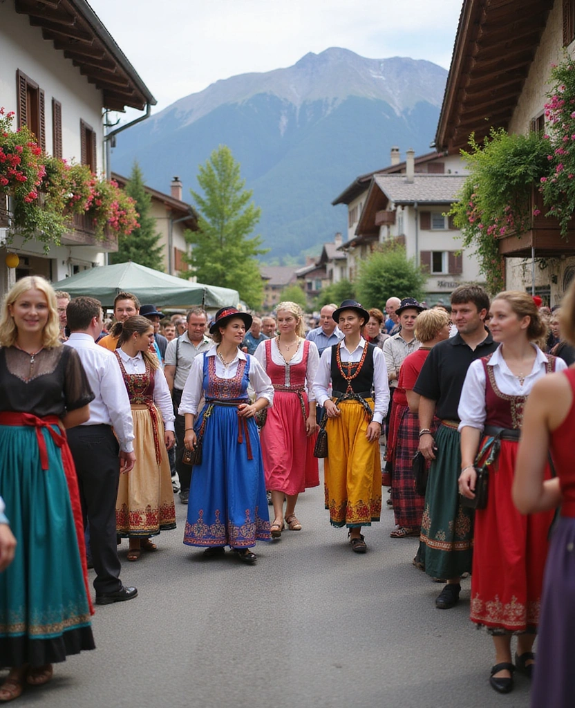 What to Wear in Switzerland: 20 Fashionable Outfits You Can't Miss! - 9. Local Flare: Traditional Swiss Fashion