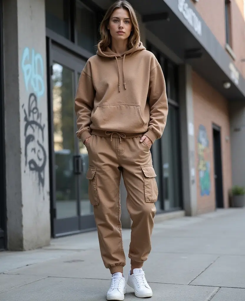 15 Casual Outfits for Exploring Tokyo in November (You’ll Want to Copy #11!) 13 What to wear in Tokyo in November 15 Casual Outfits for Exploring Tokyo in November (You’ll Want to Copy #11!) - 5. Warm Hoodie and Cargo Pants