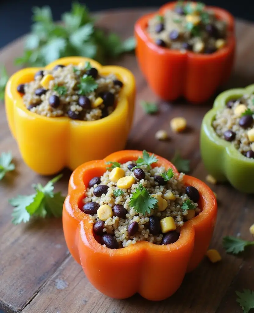 15 Healthy Thanksgiving Recipes That Will Make You Forget About the Calories (You’ll Love #7!) 1 healthy Thanksgiving recipes 15 Healthy Thanksgiving Recipes That Will Make You Forget About the Calories (You’ll Love #7!) - 1. Quinoa-Stuffed Bell Peppers