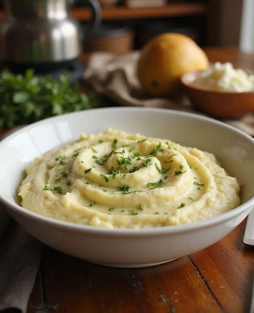 15 Healthy Thanksgiving Recipes That Will Make You Forget About the Calories (You’ll Love #7!) - 2. Cauliflower Mashed Potatoes