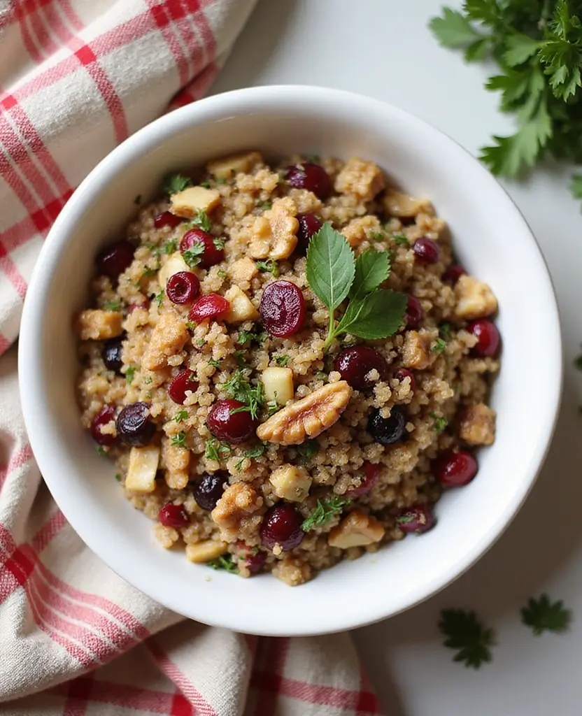 15 Healthy Thanksgiving Recipes That Will Make You Forget About the Calories (You’ll Love #7!) 50 healthy Thanksgiving recipes 15 Healthy Thanksgiving Recipes That Will Make You Forget About the Calories (You’ll Love #7!) - 8. Cranberry and Walnut Quinoa Salad