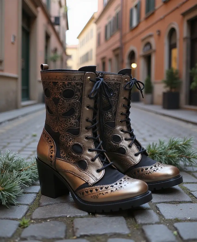 20 December Fashion Trends in Italy That Every Traveler Should Follow! 3 What to Wear in Italy in December 20 December Fashion Trends in Italy That Every Traveler Should Follow! - 3. Statement Boots