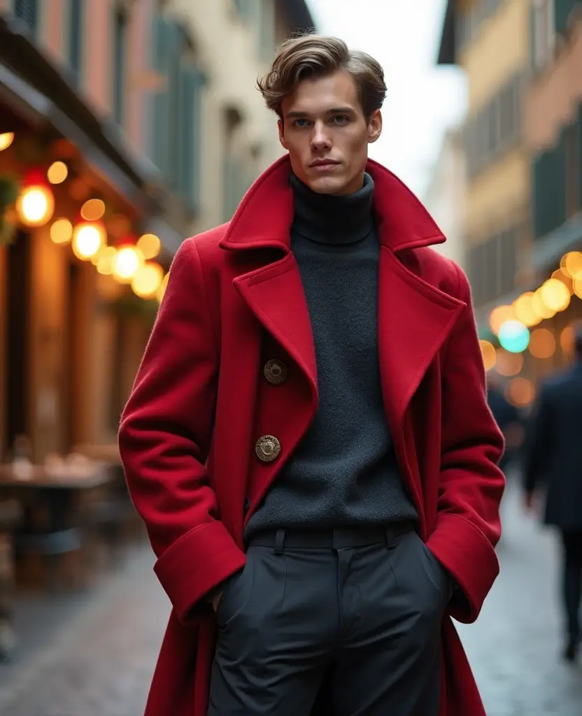 20 December Fashion Trends in Italy That Every Traveler Should Follow! 4 What to Wear in Italy in December 20 December Fashion Trends in Italy That Every Traveler Should Follow! - 4. Oversized Outerwear