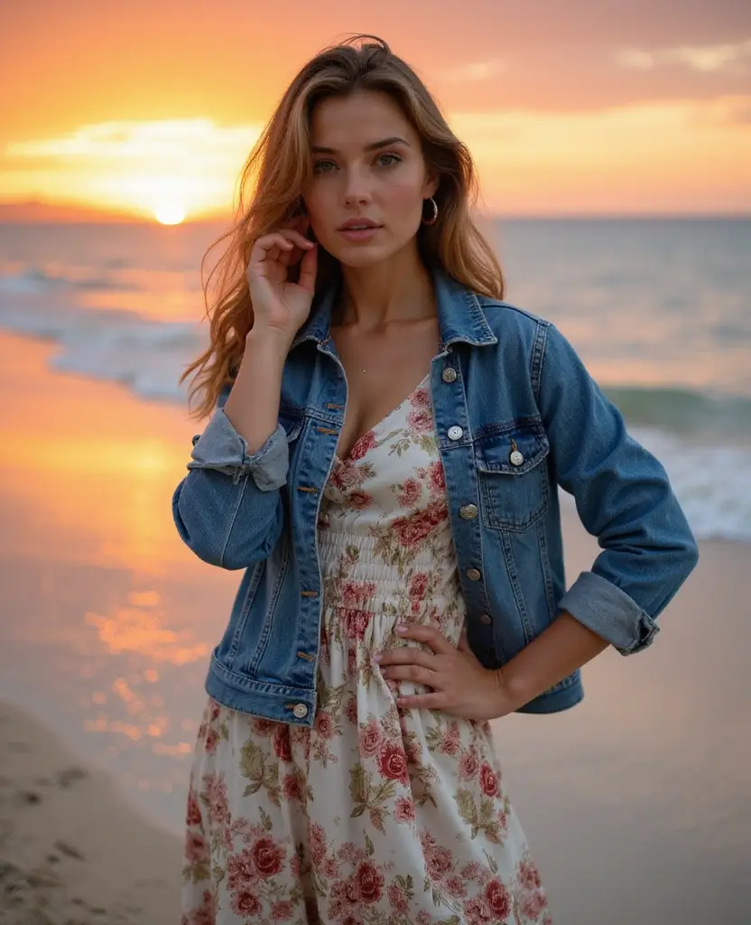 20 Outfit Inspirations for a November in Hawaii (You’ll Love #13!) 8 What to wear in Hawaii in November 20 Outfit Inspirations for a November in Hawaii (You’ll Love #13!) - 8. Classic Denim Jacket