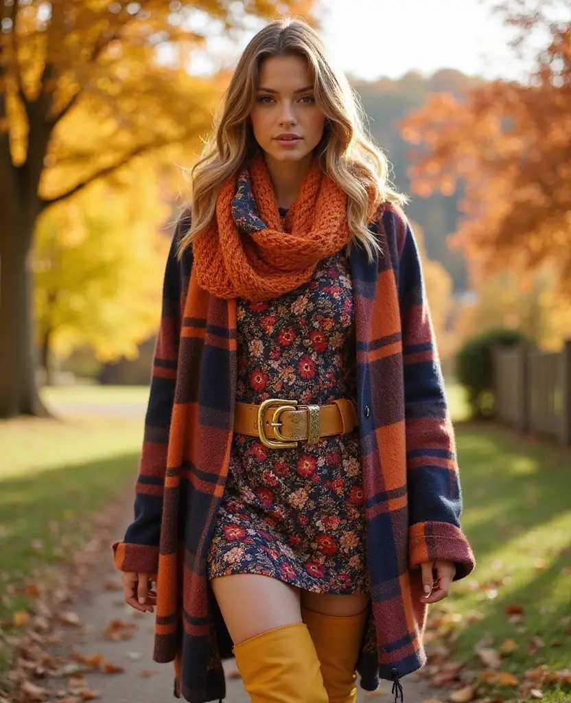 15 Must-Have Travel Outfits for Fall That'll Turn Heads Everywhere! 51 must-have travel outfits for fall 15 Must-Have Travel Outfits for Fall 2025 That'll Turn Heads Everywhere! - 9. Colorful Patterns: Stand Out in Style