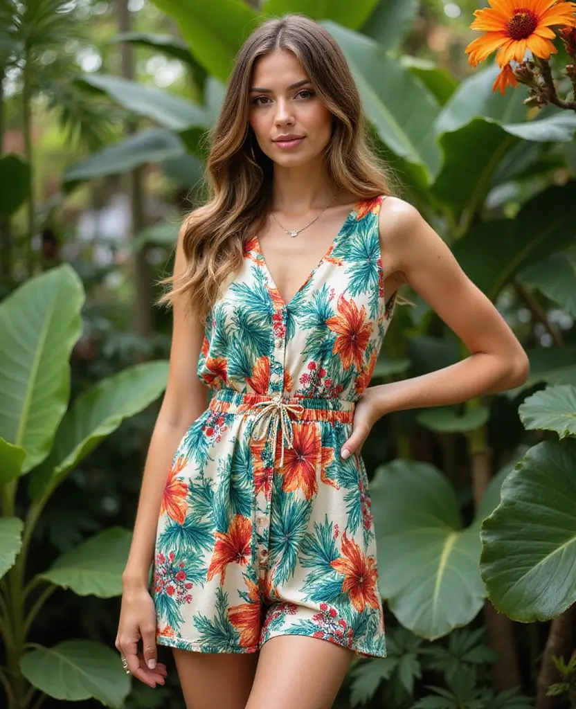 21 Gorgeous Thailand Vacation Outfits for December That Will Turn Heads! 10 what to wear in Thailand in December 21 Gorgeous Thailand Vacation Outfits for December That Will Turn Heads! - 10. Tropical Prints