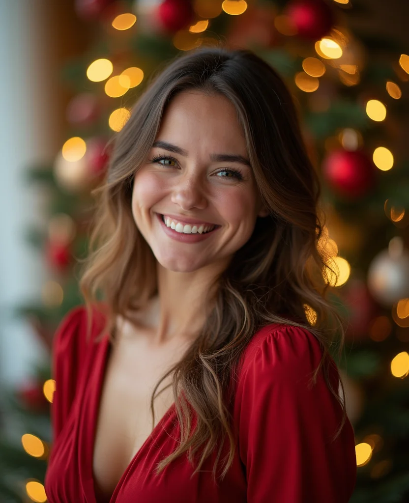 25 Stunning Christmas Outfit Ideas That Will Make You the Star of the Holiday Party! 13 What to wear on Christmas Day 25 Stunning Christmas Outfit Ideas That Will Make You the Star of the Holiday Party! - 13. Classic A-Line Dress