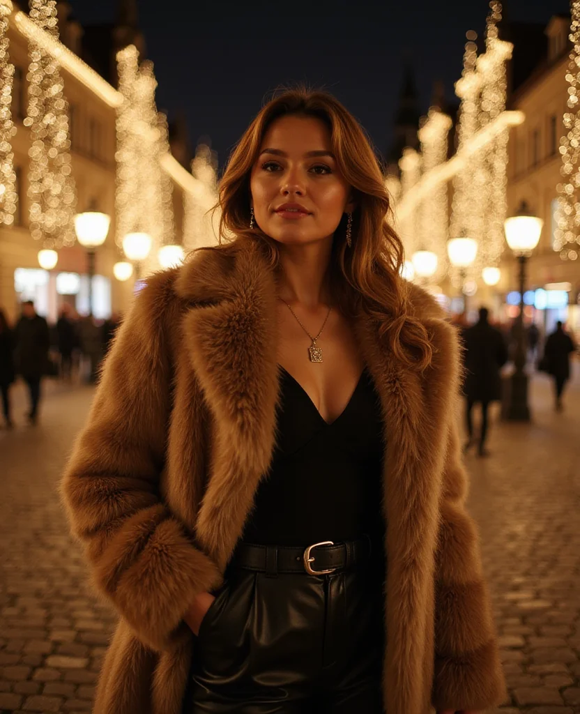 10 Must-Have Outfits for Prague in January (You Won't Believe #5!) 52 what to wear in Prague in January 10 Must-Have Outfits for Prague in January (You Won't Believe #5!) - 8. Fluffy Faux Fur