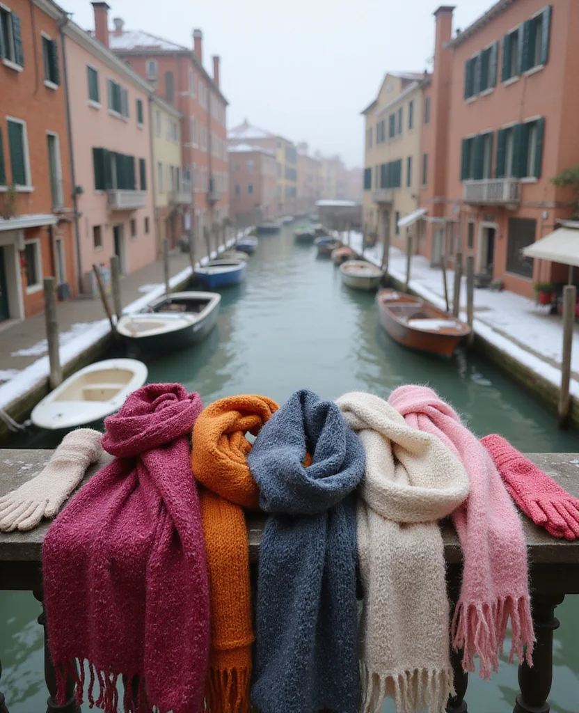 12 Must-Have Clothing Items for a Magical Venice in January (Don't Miss #3!) 22 What to wear in Venice in January 12 Must-Have Clothing Items for a Magical Venice in January (Don't Miss #3!) - 4. Warm Accessories: Scarves and Gloves