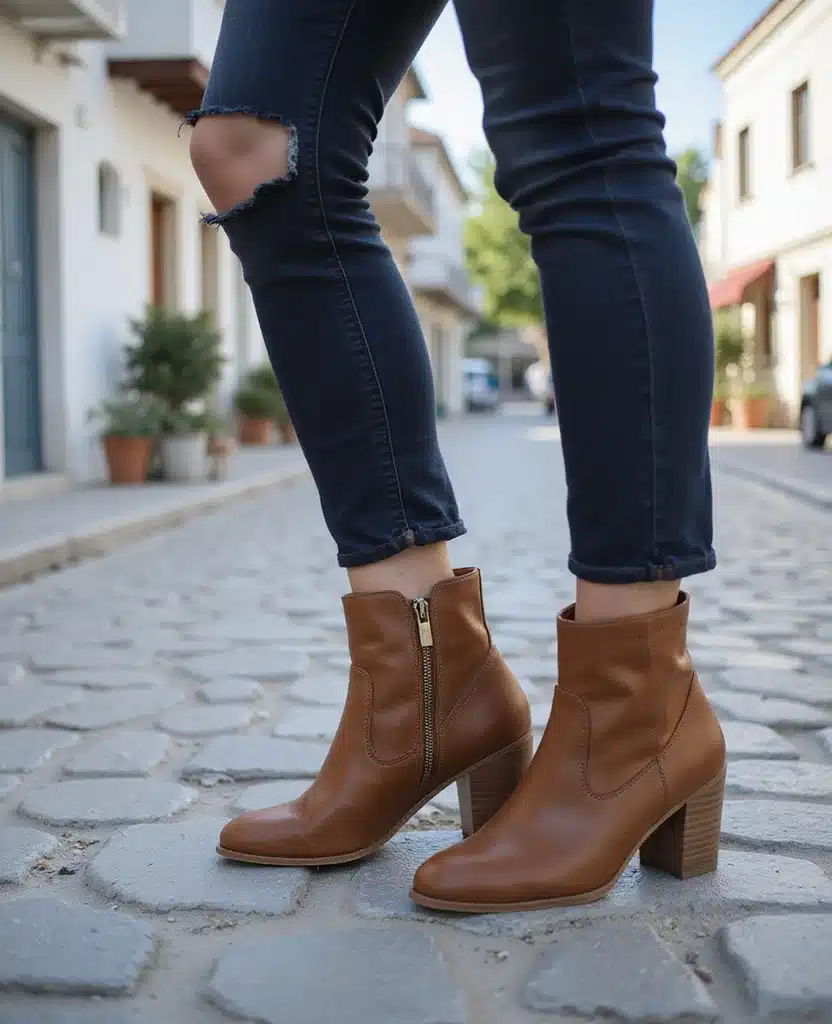 15 Fashion Tips for Your Greece Winter Travel in January (Don't Miss #4!) 15 what to wear in Greece in January 15 Fashion Tips for Your Greece Winter Travel in January (Don't Miss #4!) - 3. Stylish Footwear is Key