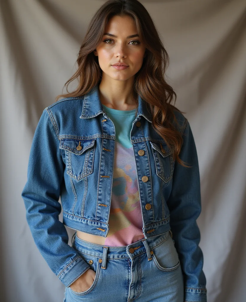 15 January Outfit Ideas for Barcelona That Will Turn Heads! 36 What to wear in Barcelona in January 15 January Outfit Ideas for Barcelona That Will Turn Heads! - 6. Denim on Denim