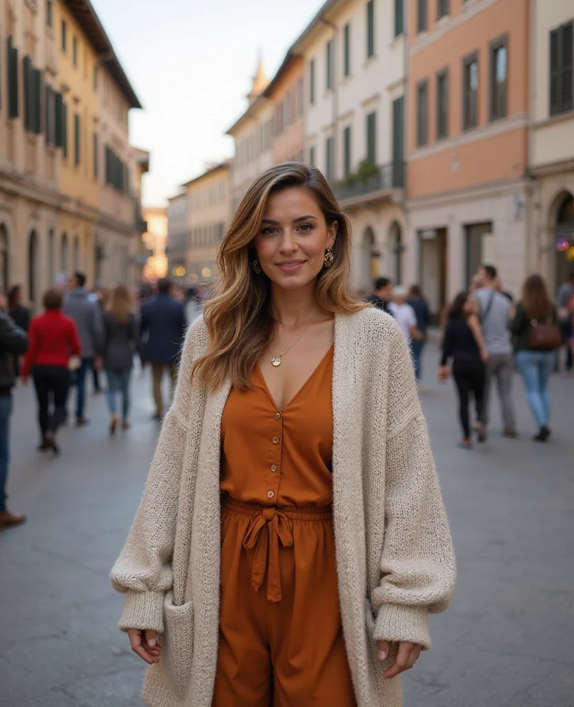15 Stunning Rome January Outfits That Will Keep You Cozy and Chic! 80 What to wear in Rome in January 15 Stunning Rome January Outfits That Will Keep You Cozy and Chic! - 12. Playsuit with Layering 1