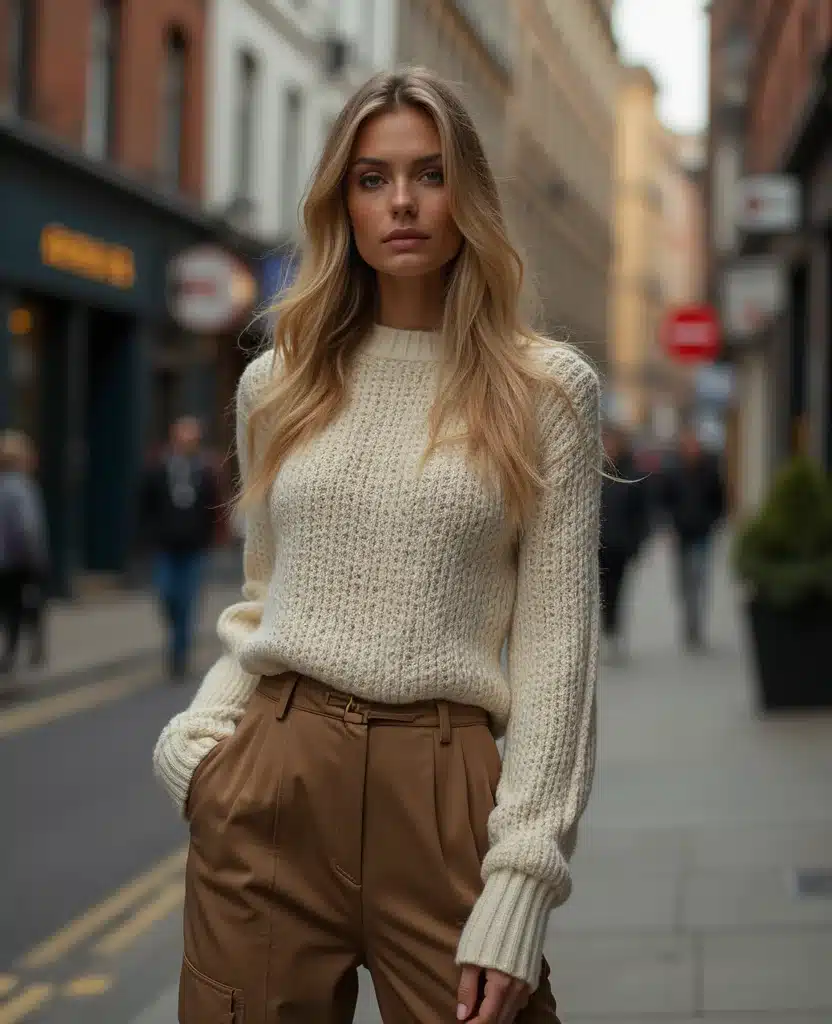 17 Stylish Looks for London in January That Will Keep You Cozy and Chic! 52 what to wear in London in January 17 Stylish Looks for London in January That Will Keep You Cozy and Chic! - 8. Wide-Leg Trousers
