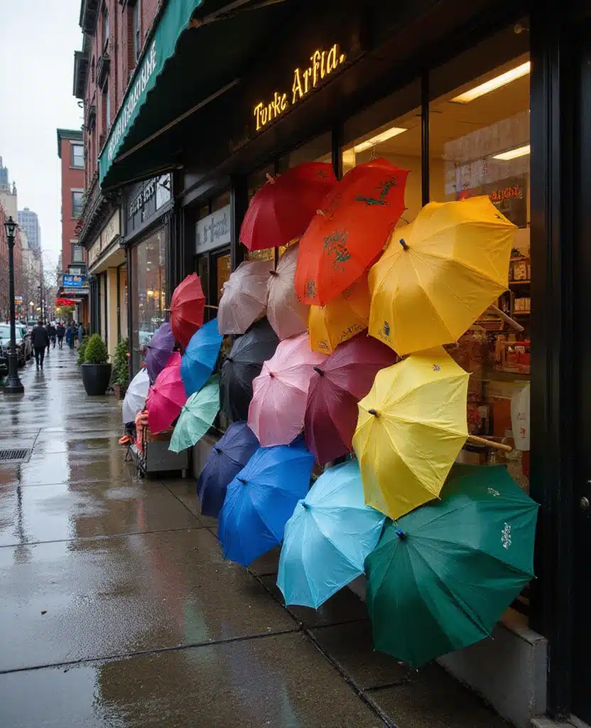 20 NYC Winter Shopping Finds for January That You Can't Afford to Miss! 94 what to wear in NYC in January 20 NYC Winter Shopping Finds for January That You Can't Afford to Miss! - 14. Brightly Colored Umbrellas