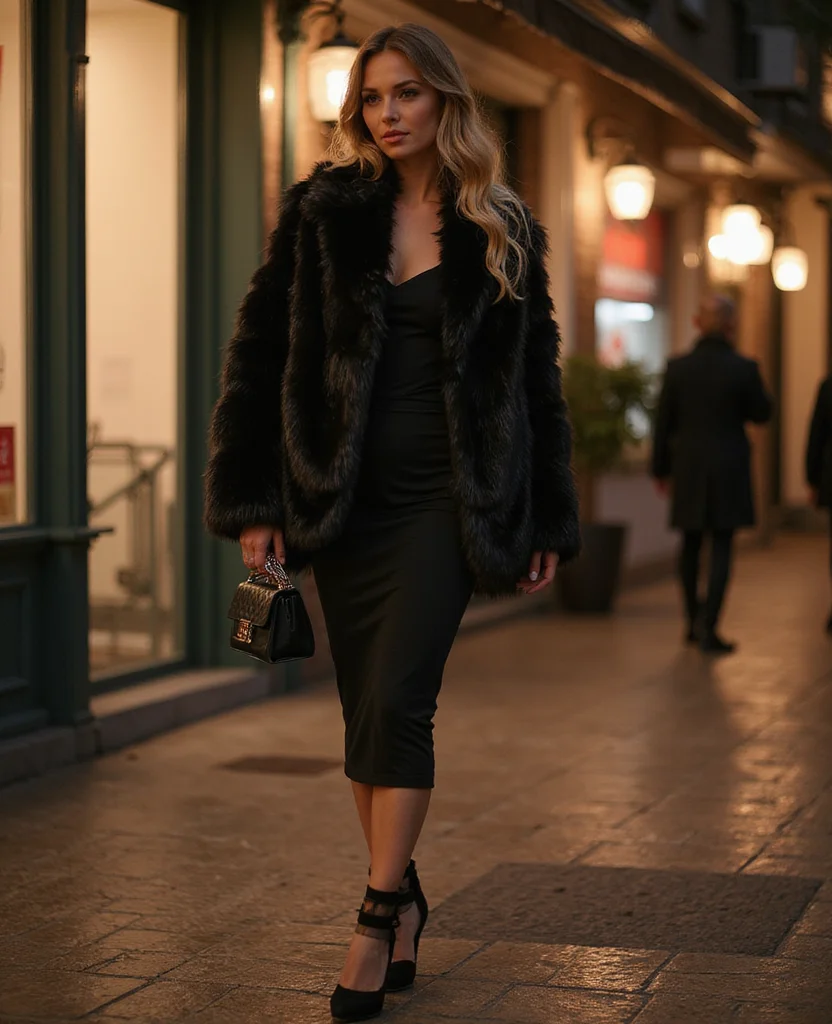 21 Chic Istanbul Winter Outfits That Will Inspire Your Next Trip! 147 What to wear in Istanbul in January 21 Chic Istanbul Winter Outfits That Will Inspire Your Next Trip! - 21. A Touch of Luxury with Faux Fur 1