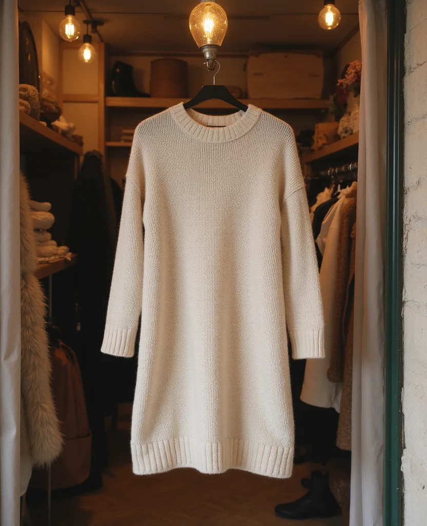 21 Must-Have Outfit Ideas for Italy in January (You Won't Want to Miss #14!) 138 what to wear in Italy in January 21 Must-Have Outfit Ideas for Italy in January (You Won't Want to Miss #14!) - 20. Relaxed Fit Sweater Dress