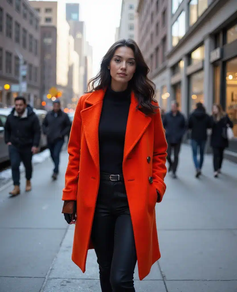 25 February Style Inspirations for Your NYC Trip (Get Ready for #15!) 22 What to wear in NYC in February 25 February Style Inspirations for Your NYC Trip (Get Ready for #15!) - 4. Statement Coats 1