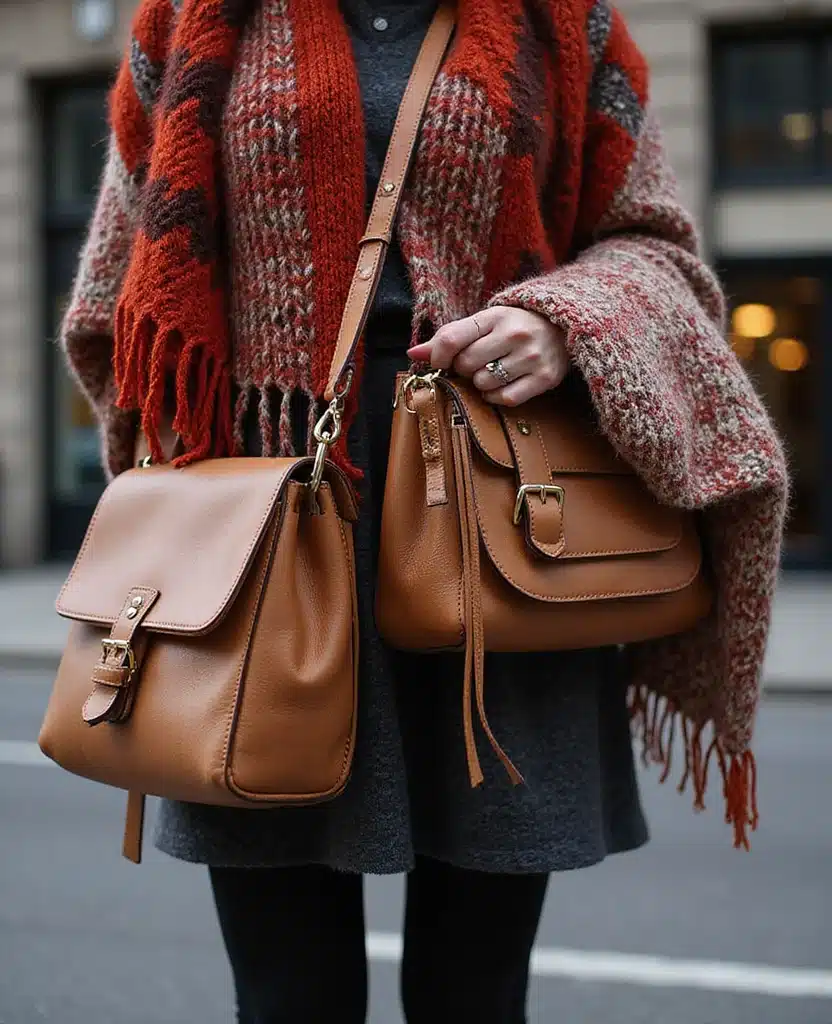 25 Local Style Tips for London February Fashion (Wait Until You See #15!) 120 What to wear in London in February 25 Local Style Tips for London February Fashion (Wait Until You See #15!) - 18. Celebrate Texture with Accessories 1