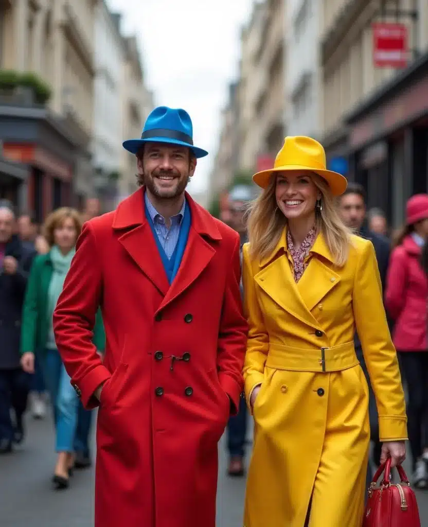 25 Local Style Tips for London February Fashion (Wait Until You See #15!) 8 What to wear in London in February 25 Local Style Tips for London February Fashion (Wait Until You See #15!) - 2. Embrace Bold Colors 1