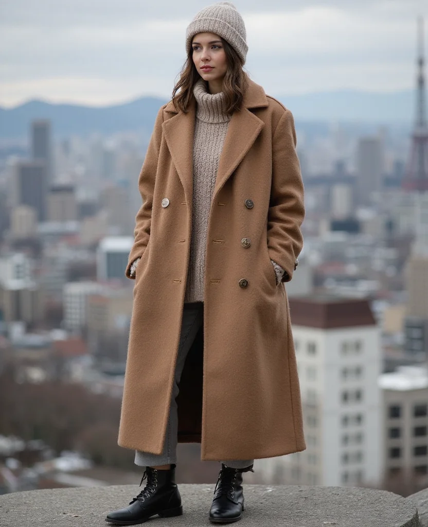 27 Tokyo Winter Clothing Ideas That Will Make You Feel Like a Local! 166 What to wear in Tokyo in January 27 Tokyo Winter Clothing Ideas That Will Make You Feel Like a Local! - 24. Layering with Maxi Coats 1