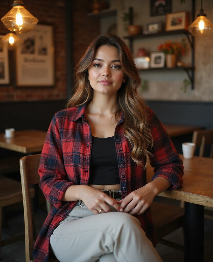 27 Travel-Ready Outfits for Your January Trip to Bangkok (You’ll Love #14!) 129 What to wear in Bangkok in January 27 Travel-Ready Outfits for Your January Trip to Bangkok (You’ll Love #14!) - 19. Flannel Shirt with Light Pants 1