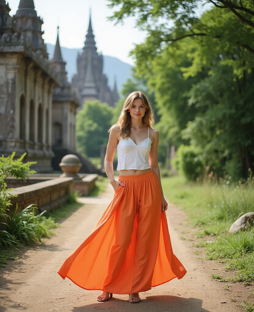 27 Travel-Ready Outfits for Your January Trip to Bangkok (You’ll Love #14!) 15 What to wear in Bangkok in January 27 Travel-Ready Outfits for Your January Trip to Bangkok (You’ll Love #14!) - 3. Flowy Maxi Skirt 1