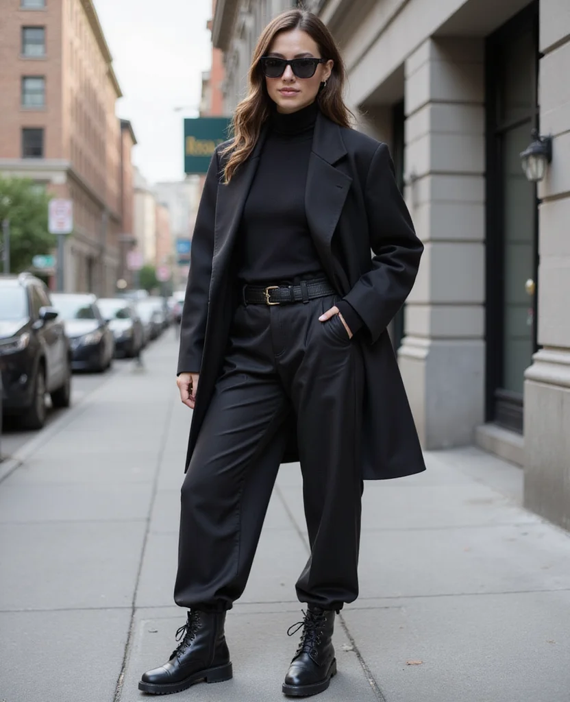 Top 12 Fashion Trends for San Francisco in January That Everyone's Talking About! 45 what to wear in San Francisco in January Top 12 Fashion Trends for San Francisco in January That Everyone's Talking About! - 7. Monochrome Magic