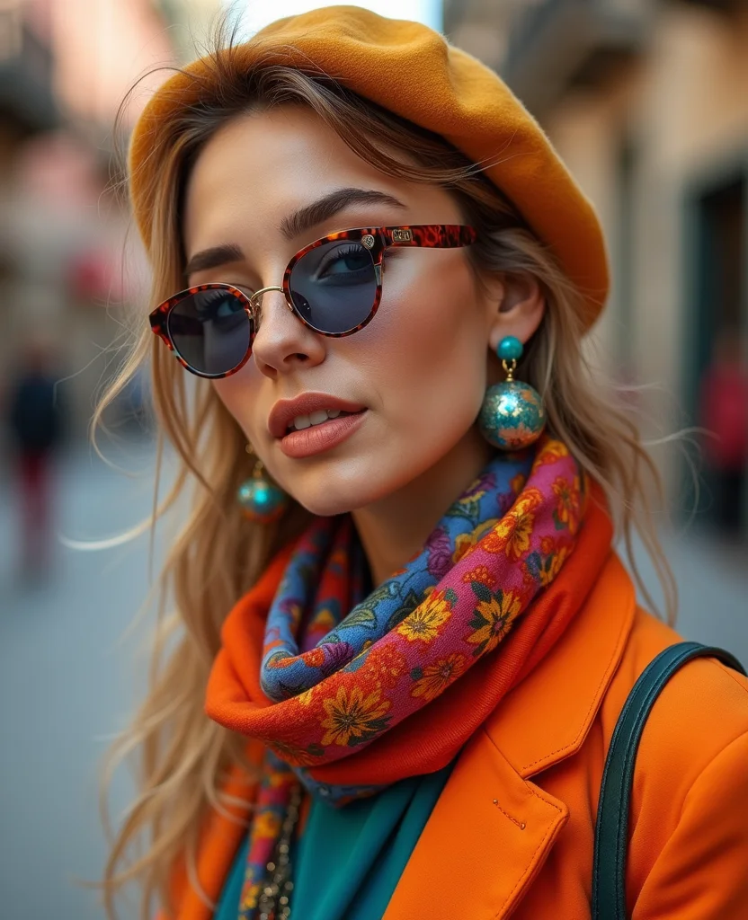 10 Must-Have Outfits for Barcelona in February (You Won't Believe #5!) 61 What to wear in Barcelona in February 10 Must-Have Outfits for Barcelona in February (You Won't Believe #5!) - 9. Bold Accessories 1