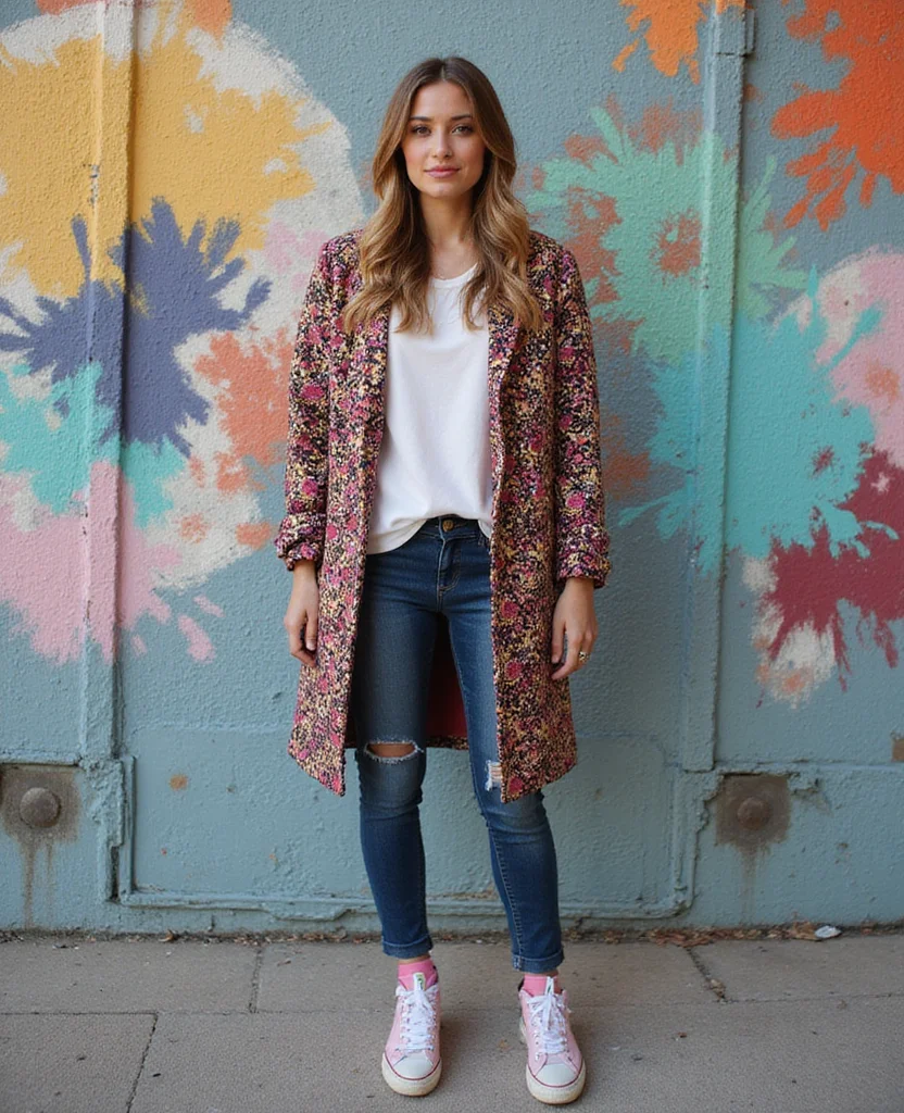 14 Perfect Outfits for Your February Trip to San Francisco (Don't Leave Home Without #5!) 89 What to wear in San Francisco in February 14 Perfect Outfits for Your February Trip to San Francisco (Don't Leave Home Without #5!) - 13. Artistic Flair with a Statement Piece 1