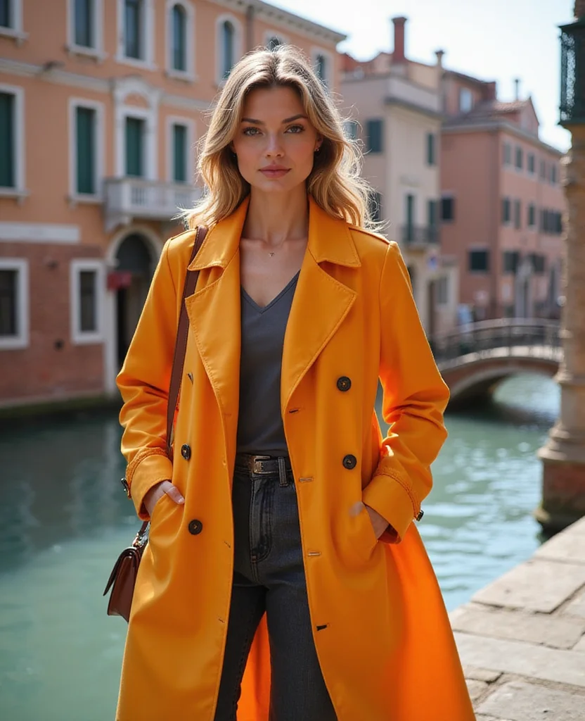 15 February Outfits for Venice That Will Make You Stand Out in the City of Canals! 15 What to wear in Venice in February 15 February Outfits for Venice That Will Make You Stand Out in the City of Canals! - 3. Statement Coats 1