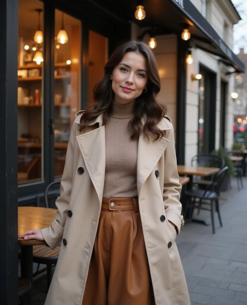17 Budapest Winter Outfits That’ll Inspire Your Next Instagram Post! 29 What to wear in Budapest in February 17 Budapest Winter Outfits That’ll Inspire Your Next Instagram Post! - 5. Classic Turtleneck and A-Line Skirt 1