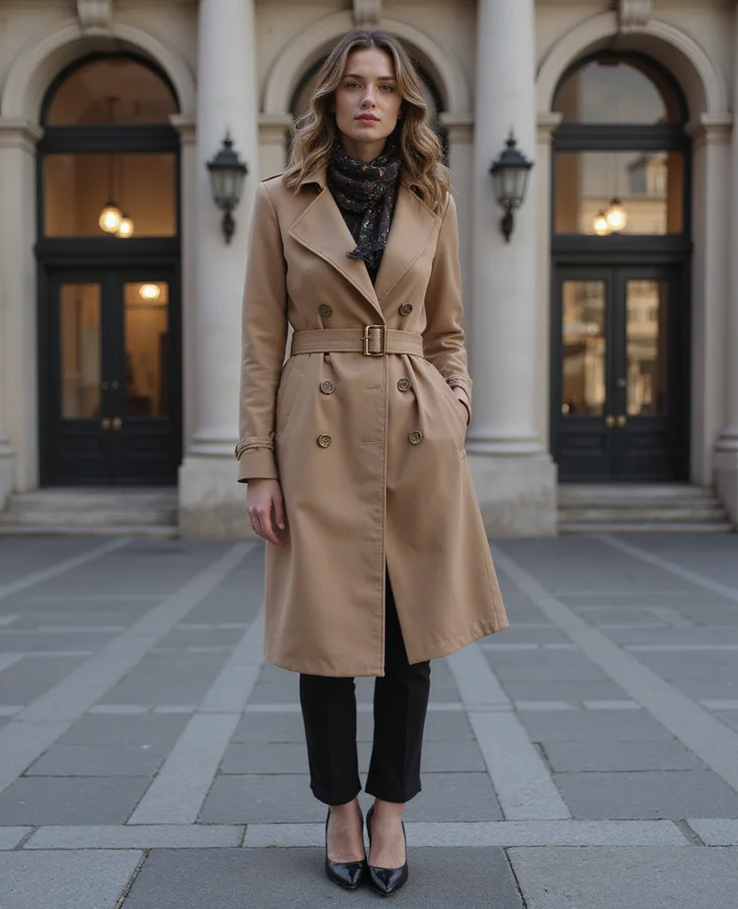 17 Budapest Winter Outfits That’ll Inspire Your Next Instagram Post! 59 What to wear in Budapest in February 17 Budapest Winter Outfits That’ll Inspire Your Next Instagram Post! - 9. Elegant Layers with a Belted Trench 1