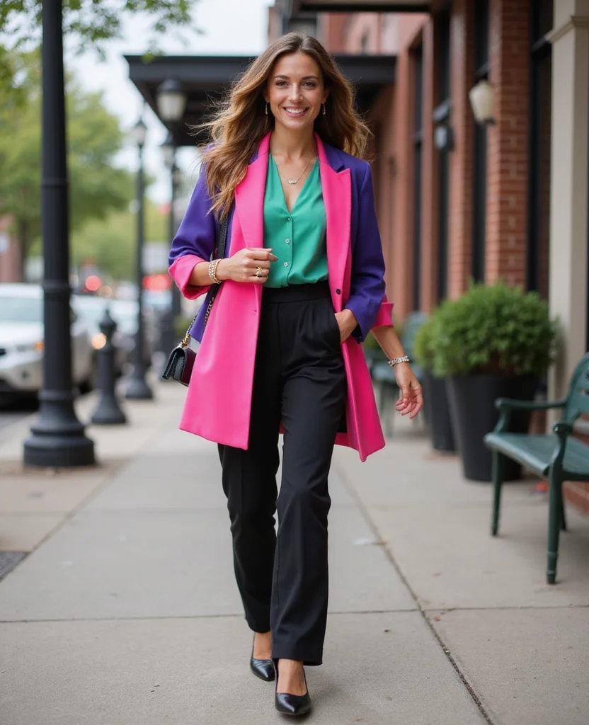 20 Trendy Outfits from Nashville's Streets This February (Get Inspired!) 138 What to wear in Nashville in February 20 Trendy Outfits from Nashville's Streets This February (Get Inspired!) - 20. Color Blocked Outfits 1