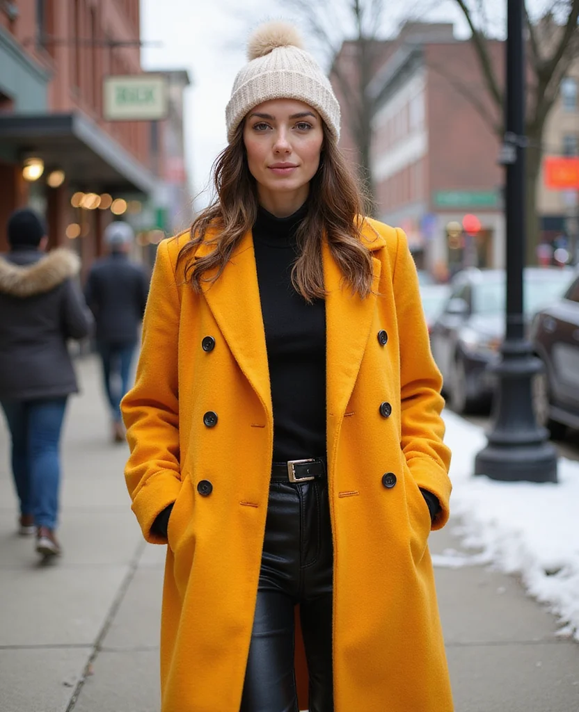 20 Trendy Outfits from Nashville's Streets This February (Get Inspired!) 50 What to wear in Nashville in February 20 Trendy Outfits from Nashville's Streets This February (Get Inspired!) - 8. Brightly Colored Outerwear 1