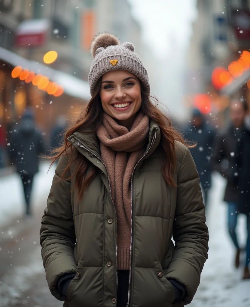22 Stylish Winter Outfits for Your February Adventure in Istanbul (Can’t Wait for #11!) 145 What to wear in Istanbul in February 22 Stylish Winter Outfits for Your February Adventure in Istanbul (Can’t Wait for #11!) - 21. Cute Beanie with Down Coat 1