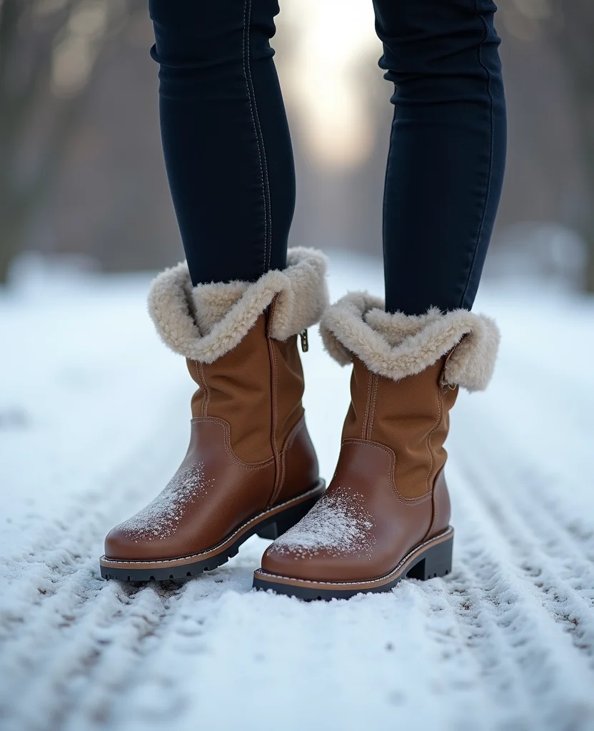 22 Trendy February Fashion Ideas for Your Austrian Adventure (Warning: #8 Is Stunning!) 15 What to wear in Austria in February 22 Trendy February Fashion Ideas for Your Austrian Adventure (Warning: #8 Is Stunning!) - 3. Chic Winter Boots 1