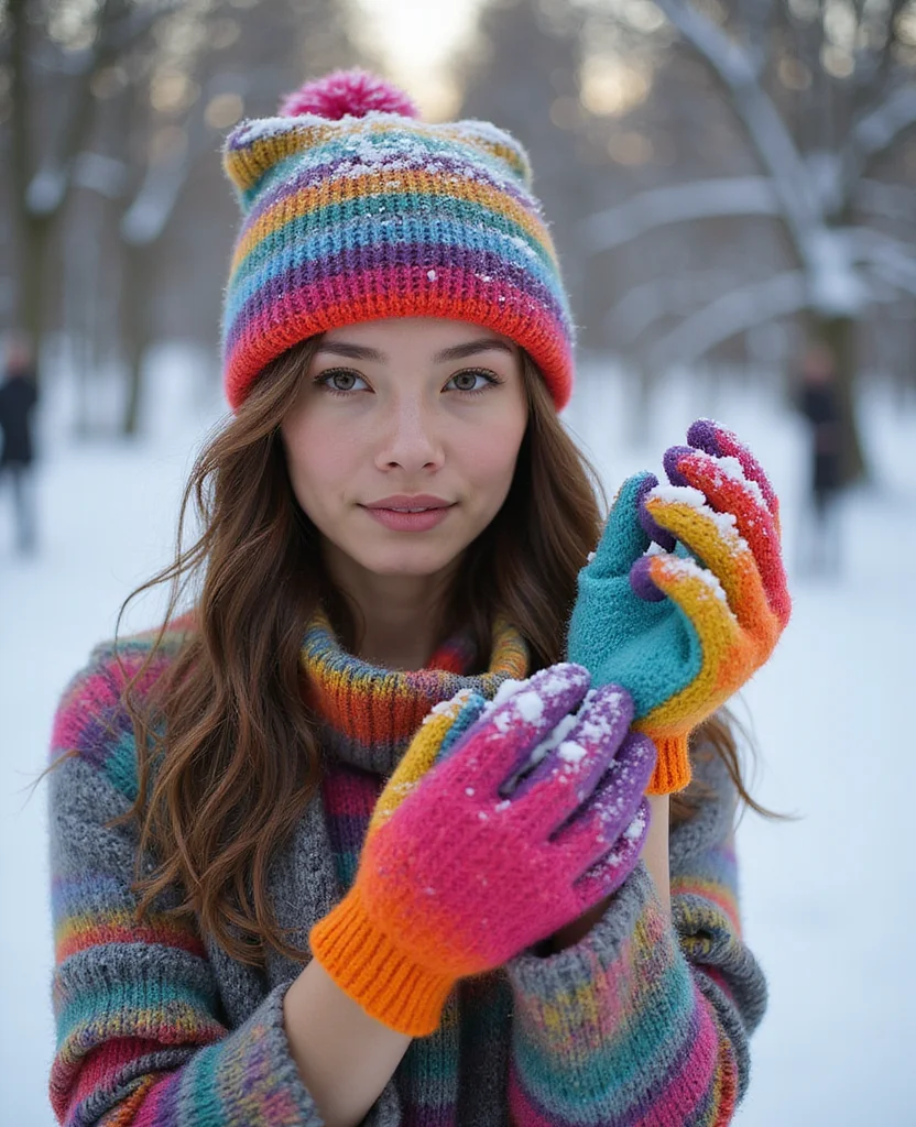 22 Trendy February Fashion Ideas for Your Austrian Adventure (Warning: #8 Is Stunning!) 57 What to wear in Austria in February 22 Trendy February Fashion Ideas for Your Austrian Adventure (Warning: #8 Is Stunning!) - 9. Colorful Gloves 1