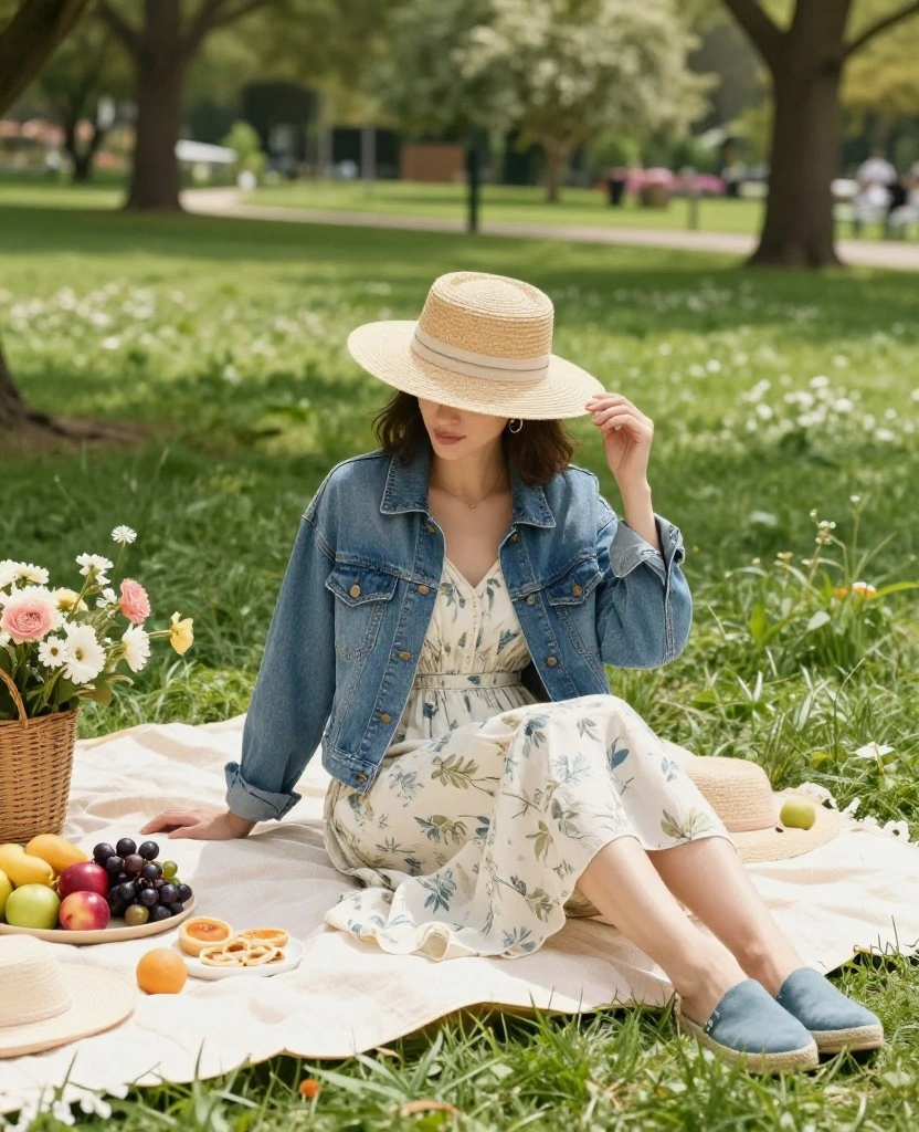 14 Outdoor Outfits for Seattle in May That Are Ideal for Adventure! 23 What to wear in Seattle in May 14 Outdoor Outfits for Seattle in May That Are Ideal for Adventure! - 3. Chic Picnic Outfit 1