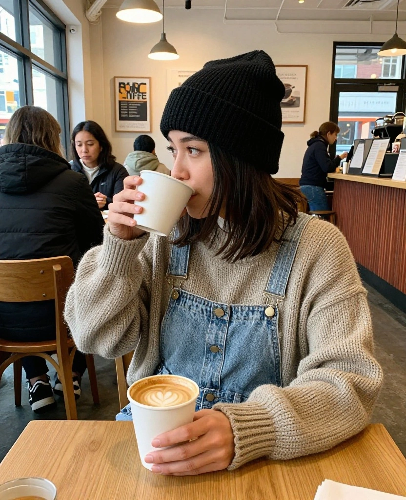 14 Outdoor Outfits for Seattle in May That Are Ideal for Adventure! 29 What to wear in Seattle in May 14 Outdoor Outfits for Seattle in May That Are Ideal for Adventure! - 7. Casual Coffee Shop Outfits 1