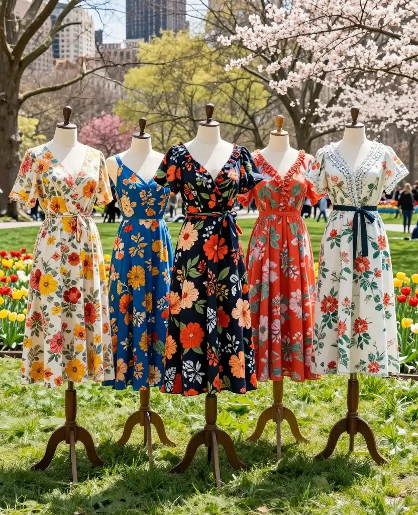 15 NYC Fashion Tips for May That Will Make You Look Like a Local! 12 What to wear in New York City in May 15 NYC Fashion Tips for May That Will Make You Look Like a Local! - 2. Embrace Floral Patterns 1