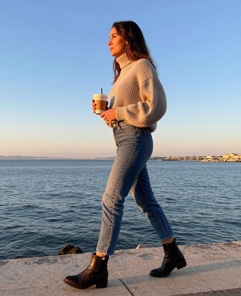 15 Stunning Lisbon May Outfits That Will Turn Heads (You Won't Believe #8!) 66 What to wear in Lisbon in May 15 Stunning Lisbon May Outfits That Will Turn Heads (You Won't Believe #8!) - 13. Cozy Casual Knit Sweater 1