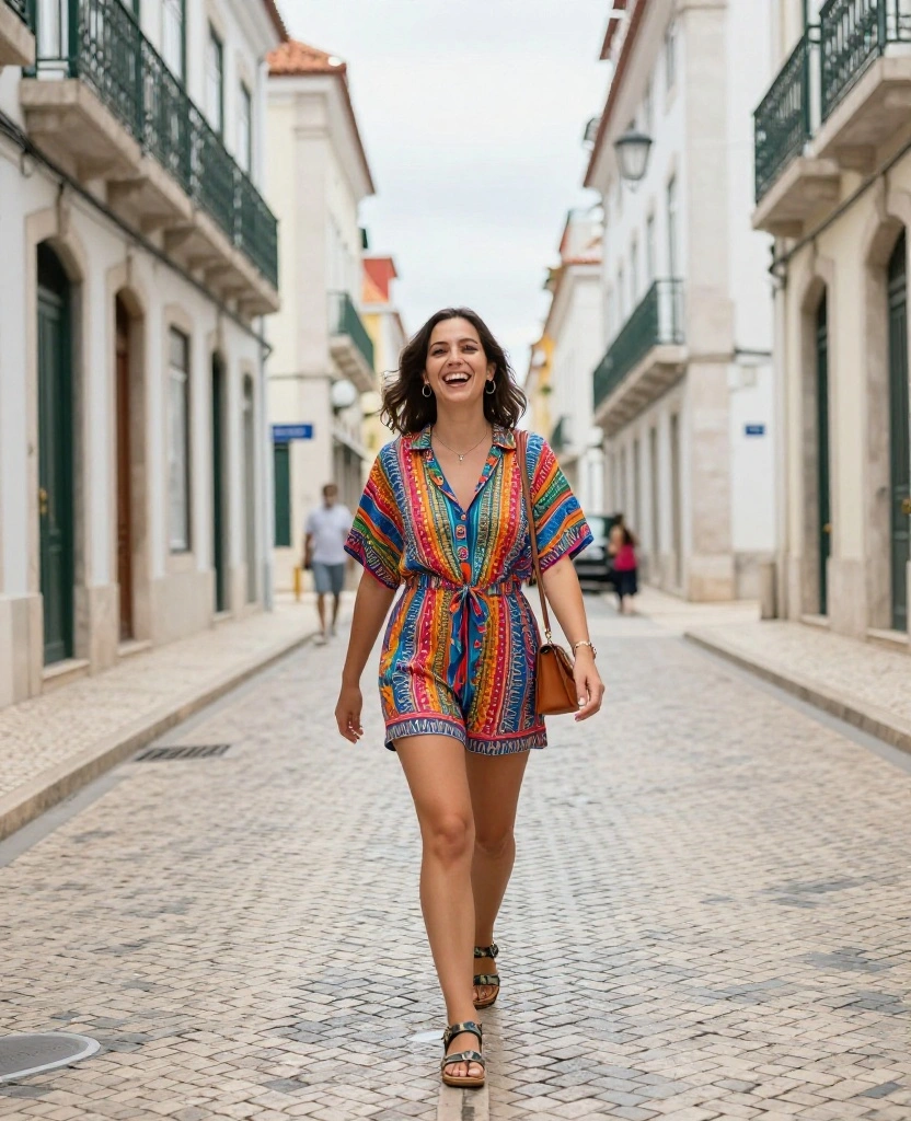 15 Stunning Lisbon May Outfits That Will Turn Heads (You Won't Believe #8!) 67 What to wear in Lisbon in May 15 Stunning Lisbon May Outfits That Will Turn Heads (You Won't Believe #8!) - 14. Stylish Romper 1