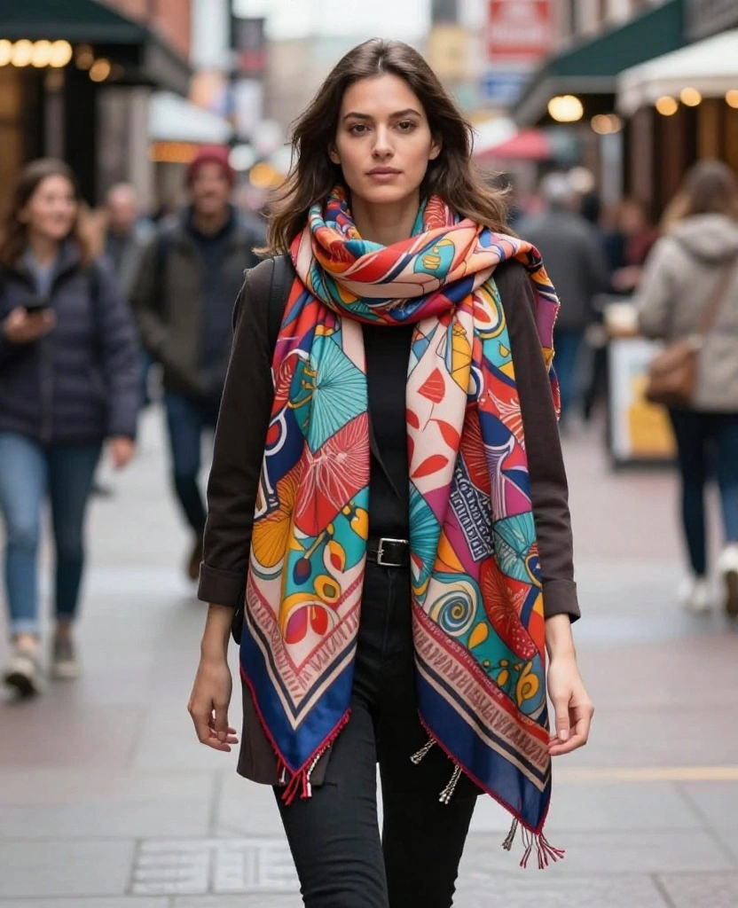 15 Stylish Nashville May Outfits You Won't Want to Miss! 57 What to wear in Nashville in May 15 Stylish Nashville May Outfits You Won't Want to Miss! - 15. Effortless Layering with Scarves 1