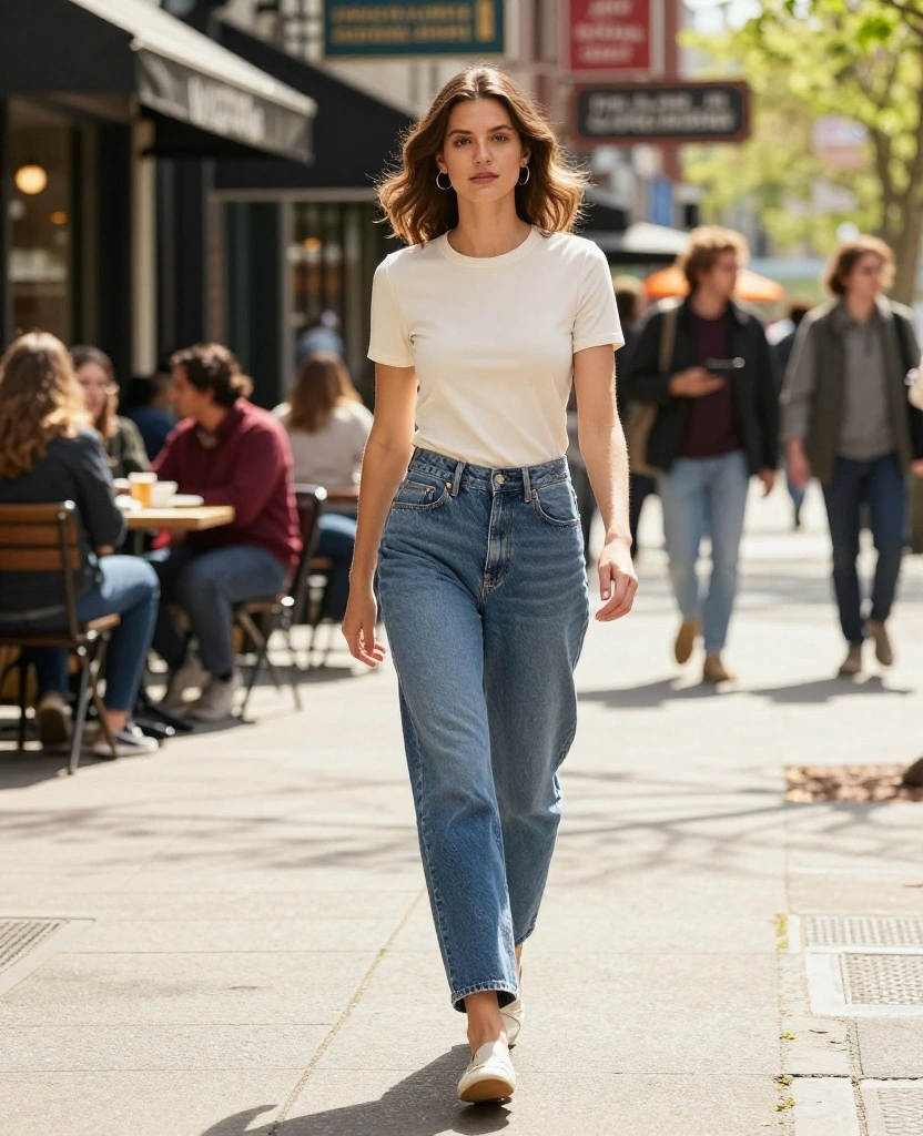 16 Trending Outfits for Seattle in May That Every Fashionista Needs! 52 Trending outfits for Seattle in May 16 Trending Outfits for Seattle in May That Every Fashionista Needs! - 10. Relaxed Fit Denim 1