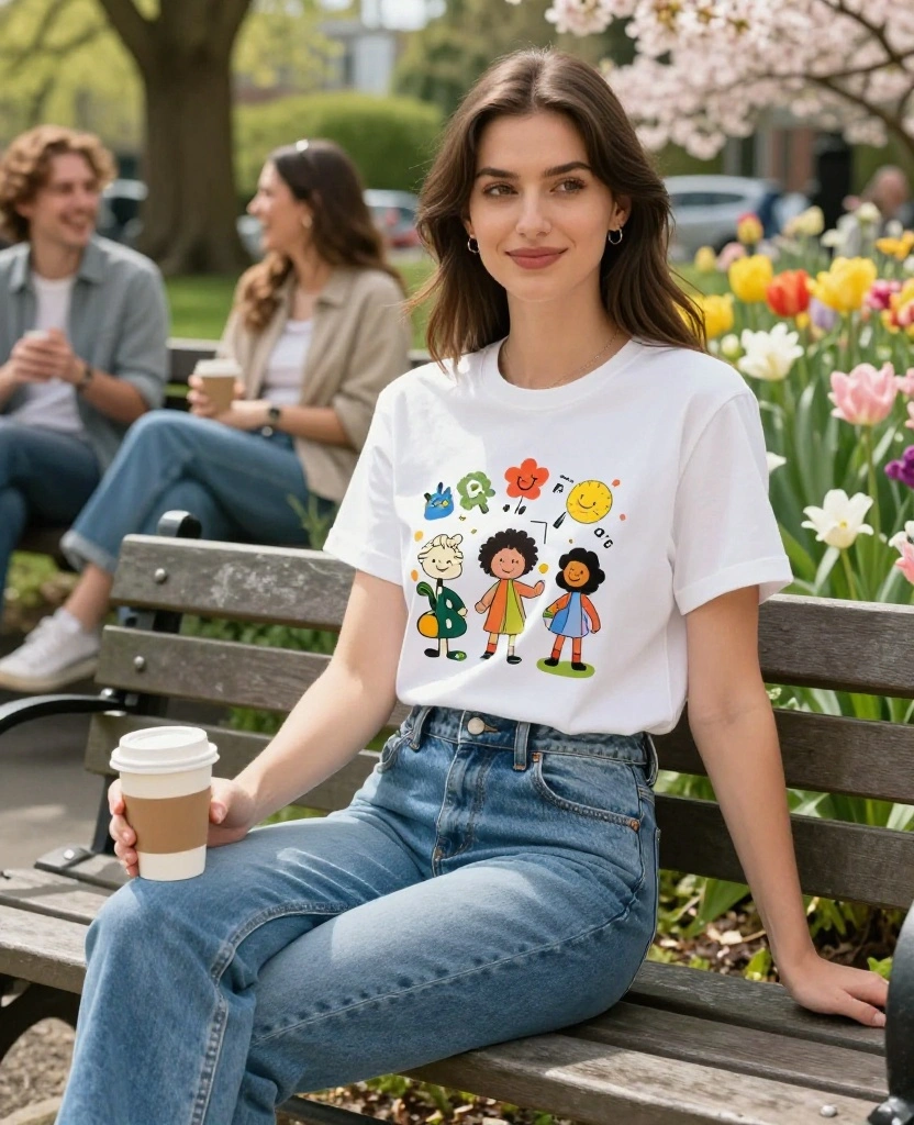 16 Trending Outfits for Seattle in May That Every Fashionista Needs! 14 Trending outfits for Seattle in May 16 Trending Outfits for Seattle in May That Every Fashionista Needs! - 4. Casual Graphic Tees 1