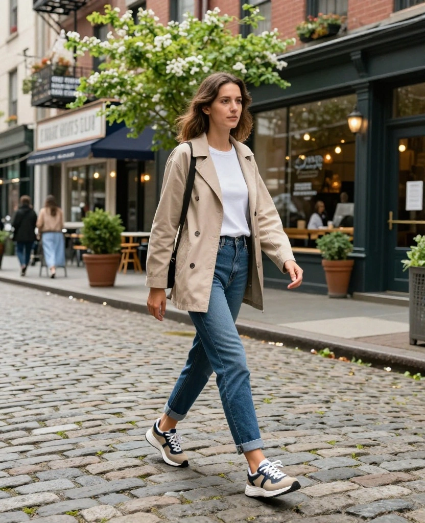 16 Trending Outfits for Seattle in May That Every Fashionista Needs! 27 Trending outfits for Seattle in May 16 Trending Outfits for Seattle in May That Every Fashionista Needs! - 7. Stylish Sneakers 1