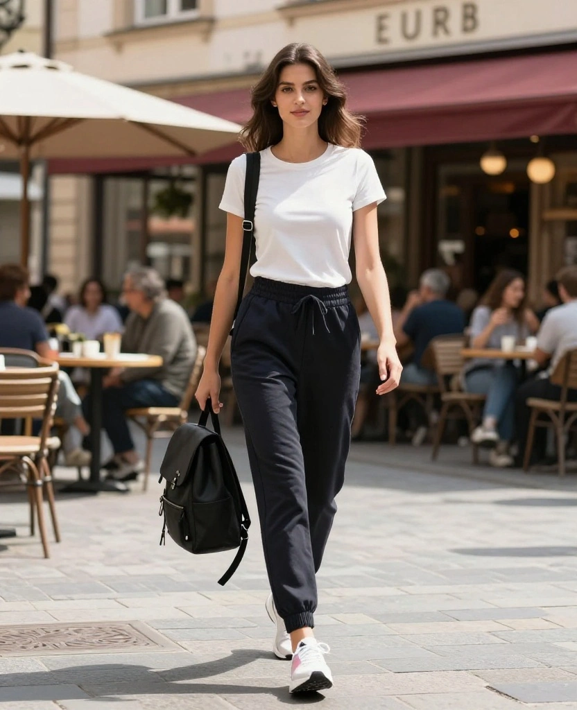 18 Stunning Outfit Inspirations for May in Prague (You Won't Believe #6!) 64 What to wear in Prague in May 18 Stunning Outfit Inspirations for May in Prague (You Won't Believe #6!) - 10. Vintage Vibes with High-Waisted Pants 1