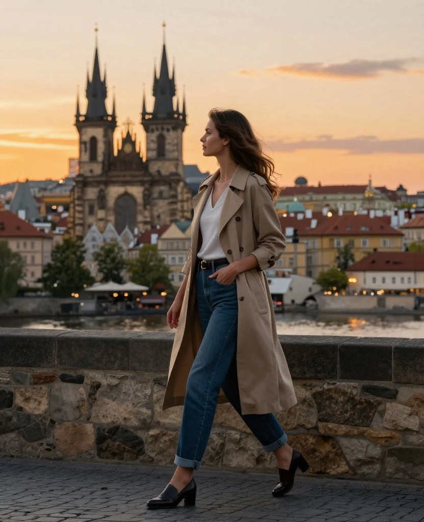18 Stunning Outfit Inspirations for May in Prague (You Won't Believe #6!) 119 What to wear in Prague in May 18 Stunning Outfit Inspirations for May in Prague (You Won't Believe #6!) - 18. Timeless White Shirt 1