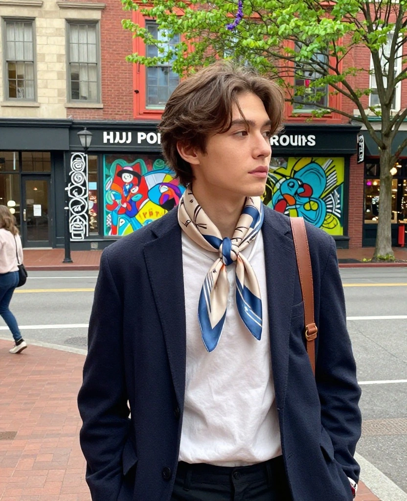 21 Casual Outfit Ideas for Portland in May (Perfect for Exploring the City!) 56 what to wear in Portland in May 21 Casual Outfit Ideas for Portland in May (Perfect for Exploring the City!) - 14. Casual Silk Scarf 1